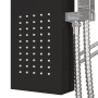 Système de panneau de douche Aluminium vidaXL - Noir