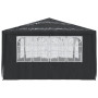 Tente de réception et parois latérales vidaXL - 4x4x2,75 m - 90 g/m² - Anthracite