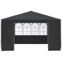 Tente de réception et parois latérales vidaXL - 4x4x2,75 m - 90 g/m² - Anthracite