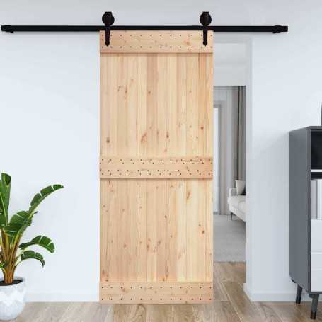 Porte NARVIK bois massif de pin vidaXL - 70x210 cm