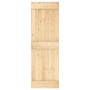 vidaXL Solid Pine Wood Porte NARVIK 70x210 cm - Natural Finish