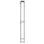 vidaXL 95-Bottle Black Wine Rack - 54x18x200cm Wrought Iron