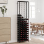 "Méga Casier à Bouteilles Noir vidaXL - 95 Bottles, Fer Forgé 54x18x200cm | Achat Économique"
