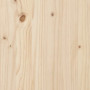 vidaXL Solid Pine Wood Bed Frame Without Mattress - 140x200 cm