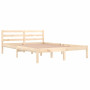 vidaXL Solid Pine Wood Bed Frame Without Mattress - 140x200 cm