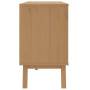 Armoire à Tiroirs OLDEN en Bois de Pin Marron - Solide et Élégante | vidaXL
