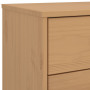 Armoire à Tiroirs OLDEN en Bois de Pin Marron - Solide et Élégante | vidaXL