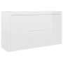 vidaXL 120x36x69 cm White Glossy Engineered Wood Buffet
