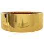 vidaXL Gold Ceramic Sink Basin 40 x 15 cm