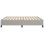"Magnifique Cadre de Lit 180x200 cm Gris Clair en Tissu | vidaXL - Sans Matelas"