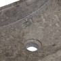 "Magnifique Lavabo en Marbre Gris Brillant - vidaXL 45x30x12 cm - Élégance et Qualité"