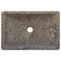 "Magnifique Lavabo en Marbre Gris Brillant - vidaXL 45x30x12 cm - Élégance et Qualité"