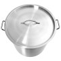 vidaXL Stainless Steel Stockpot - 50 L 40x40 cm