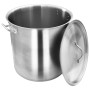 vidaXL Stainless Steel Stockpot - 50 L 40x40 cm