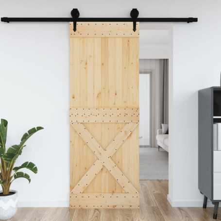 "Achetez la Porte NARVIK 85x210 cm en Bois Massif de Pin | Qualité supérieure | vidaXL"