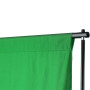 Système de support de toile de fond vidaXL - 600 x 300 cm Vert