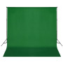 Système de support de toile de fond vidaXL - 600 x 300 cm Vert