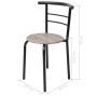 vidaXL MDF Dining Room Furniture Set