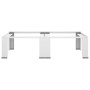 Socle double pour lave-linge et sèche-linge vidaXL - Blanc