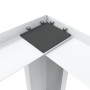 Socle double pour lave-linge et sèche-linge vidaXL - Blanc
