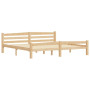 vidaXL Solid Pine Wood Bed Frame without Mattress - 200x200 cm