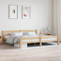 vidaXL Solid Pine Wood Bed Frame without Mattress - 200x200 cm