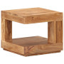 "Table Basse Bois d'Acacia Massif 45x45x40 cm - Élégance Naturelle par vidaXL"