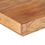 "Table Basse Bois d'Acacia Massif 45x45x40 cm - Élégance Naturelle par vidaXL"