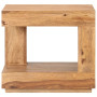 "Table Basse Bois d'Acacia Massif 45x45x40 cm - Élégance Naturelle par vidaXL"