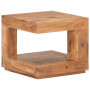 "Table Basse Bois d'Acacia Massif 45x45x40 cm - Élégance Naturelle par vidaXL"