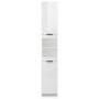 "vidaXL Armoire de Salle de Bain Blanc Brillant 32x34x188,5 cm - Design Élégant et Fonctionnel"