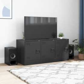 "Mémoire TV noir en acier vidaXL - Design moderne 99x39x44 cm | Achat en ligne"