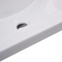 vidaXL White Ceramic Undermount Sink - 61 x 39.5 x 18.5 cm