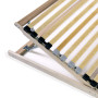 vidaXL Slatted Base without Mattress with 28 Slats 7 Zones 70x200 cm