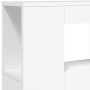 "Tête de Lit à LED Blanche 160x18,5x103,5 cm en Bois d'Ingénierie - vidaXL | Éclairage Moderne et Élégance pour Votre Chambre"