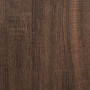 Table à dîner Chêne marron Bois d'ingénierie vidaXL - 140x74,5x76 cm