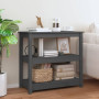Table console Bois massif de pin vidaXL - 80x40x74 cm Gris