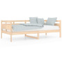 vidaXL Solid Pine Wood Daybed Frame 90x200 cm (Mattress Not Included)
