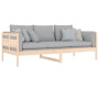 vidaXL Solid Pine Wood Daybed Frame 90x200 cm (Mattress Not Included)