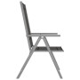 vidaXL Folding Garden Chairs Set of 2 Textilene Black