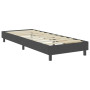 vidaXL Grey Fabric Bed Slatted Base Frame - 80x200 cm (Mattress Not Included)