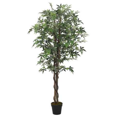 vidaXL Artificial Maple Tree with 756 Leaves, 200 cm Tall, Green