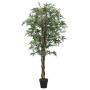 vidaXL Artificial Maple Tree with 756 Leaves, 200 cm Tall, Green