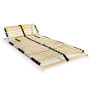 Slatted base without mattress with 28 slats 7 zones vidaXL - 80x200 cm