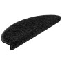 "VidaXL Tapis d'Escalier Noir – Lot de 15 pcs, 65x21x4 cm | Sécurité & Élégance"