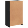 vidaXL Black Engineered Wood Sideboard with LED Lights