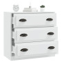 vidaXL White Engineered Wood Sideboard - 70x35.5x67.5 cm