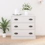 vidaXL White Engineered Wood Sideboard - 70x35.5x67.5 cm