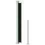 Retractable Side Awning for Patio 180x300 cm - Black by vidaXL