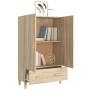 "Buffet Haut vidaXL Chêne Sonoma 70x31x115 cm | Élégance en Bois d'Ingénierie"